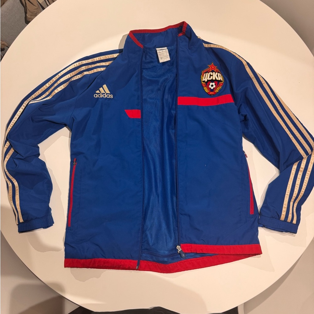 Adidas CSKA Blue and Red Jacket